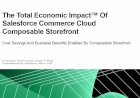 The Total Economic Impact™ Of Salesforce Commerce Cloud Composable Storefront